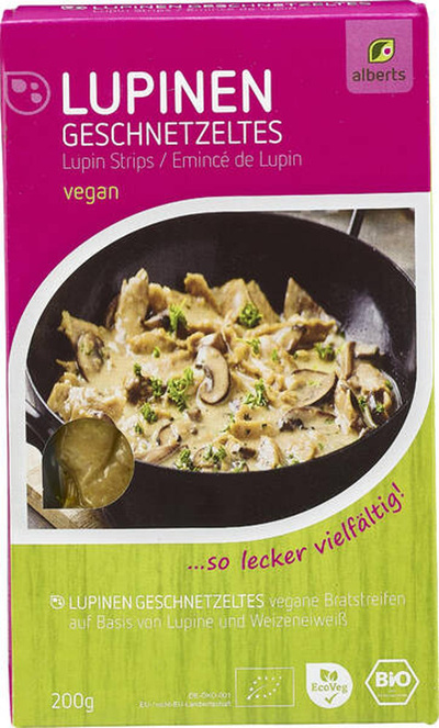 Produktfoto zu  Lupinen Geschnetzel.