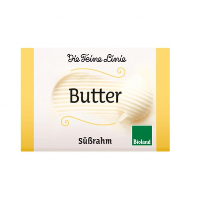 Produktfoto zu Bio-Süßrahmbutter Demeter 250g