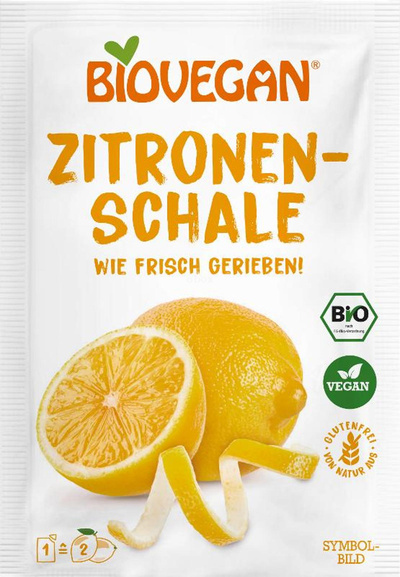 Produktfoto zu Zitronenschale gerieben