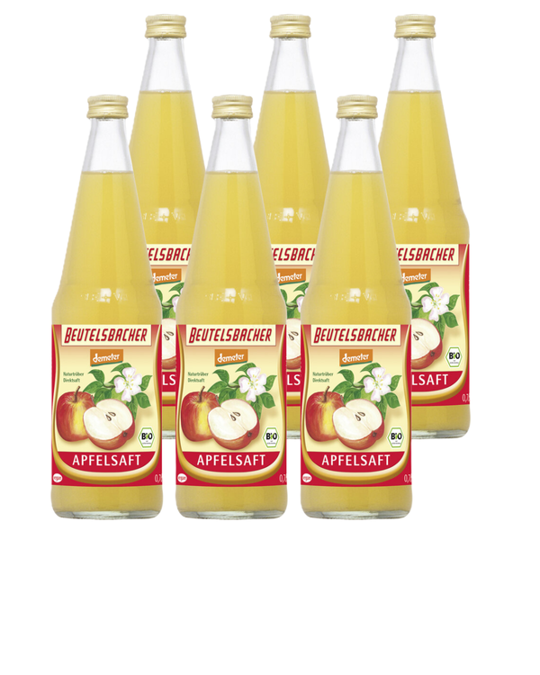 Produktfoto zu 6-er Kasten Apfelsaft 0,7l
