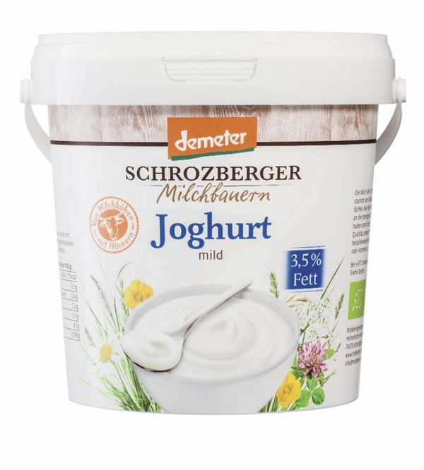 Produktfoto zu Demeter 1kg Vollmilchjoghurt