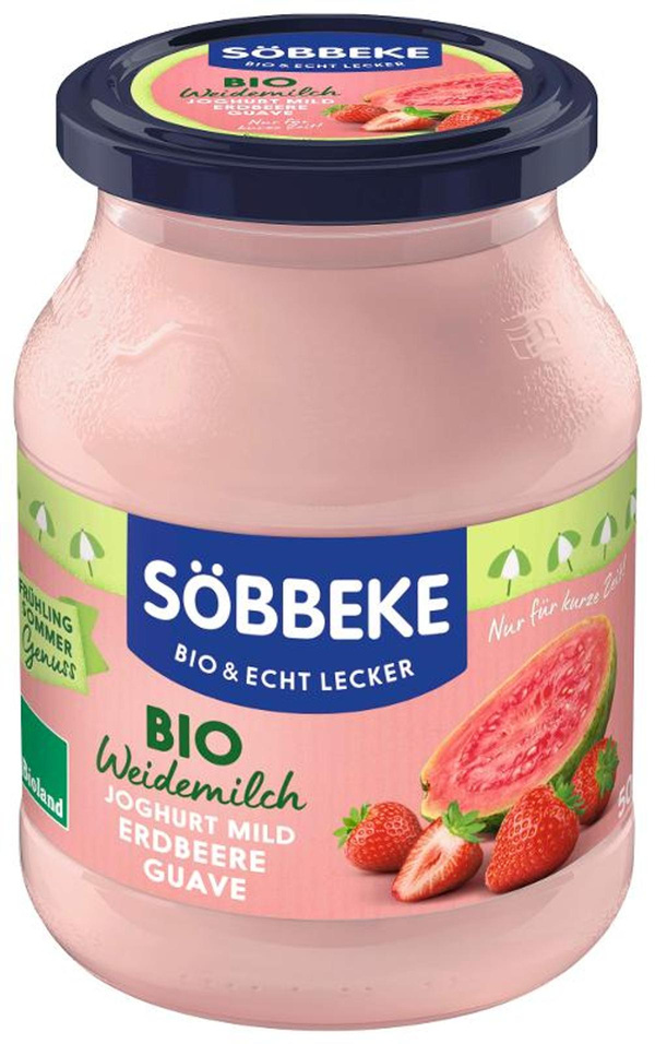 Produktfoto zu Sommerjogh.Erdbeere-Guave 500g
