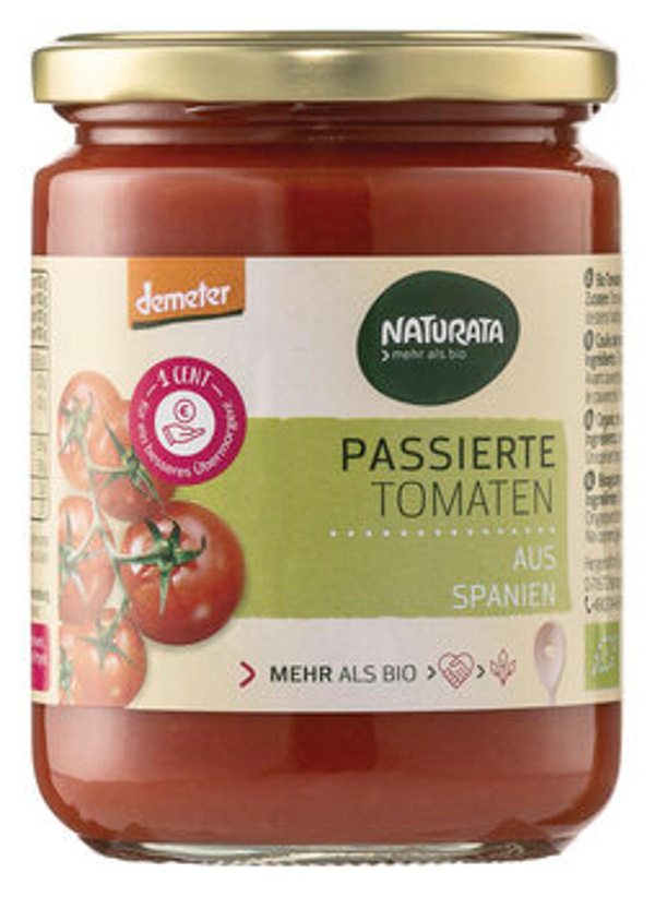 Produktfoto zu Tomatenpüree, demeter 400g