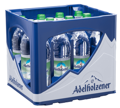 Produktfoto zu 12-er Kasten Adelholzener sanft Glas