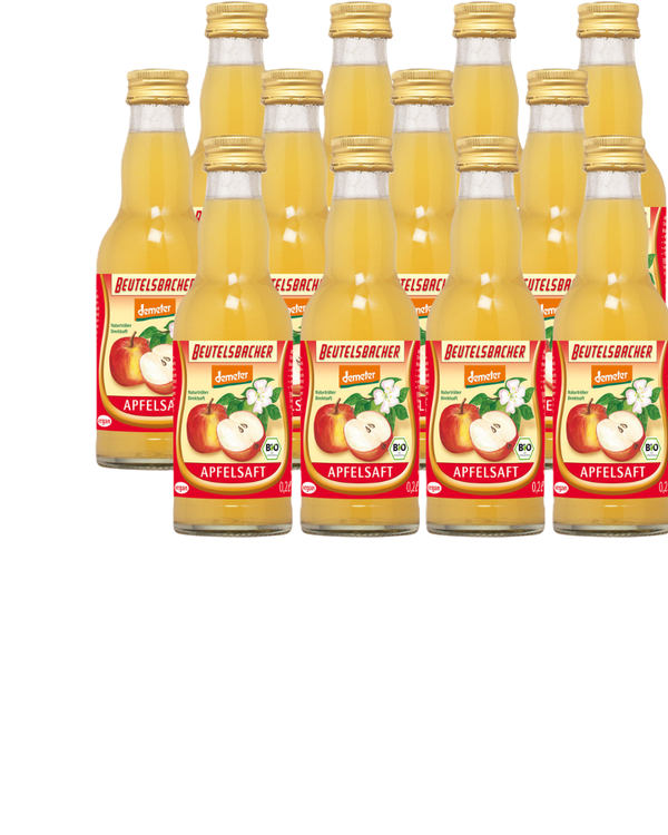 Produktfoto zu 12er Kasten Apfelsaft0,2l trüb