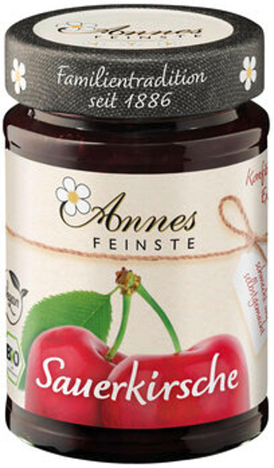 Produktfoto zu Sauerkirsch Konfitüre 225g