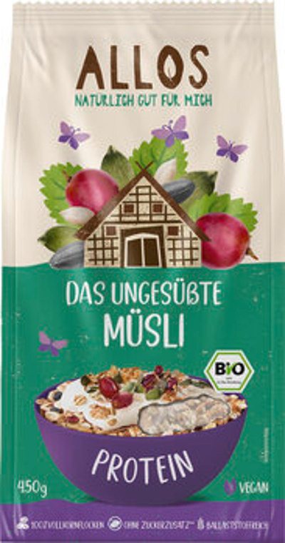 Produktfoto zu Das Ungesüßte Protein-Müsli