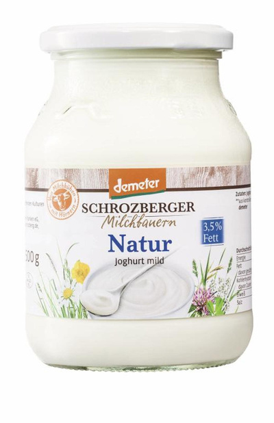 Produktfoto zu Joghurt 3,5% Glas 500g