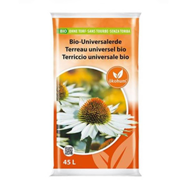 Produktfoto zu Universalerde Bio 45 Liter