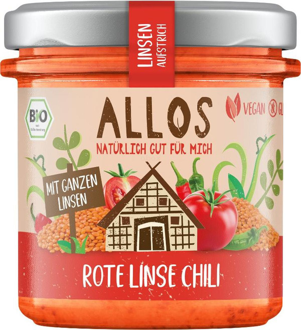 Produktfoto zu Linsenaufstrich Rote Linse