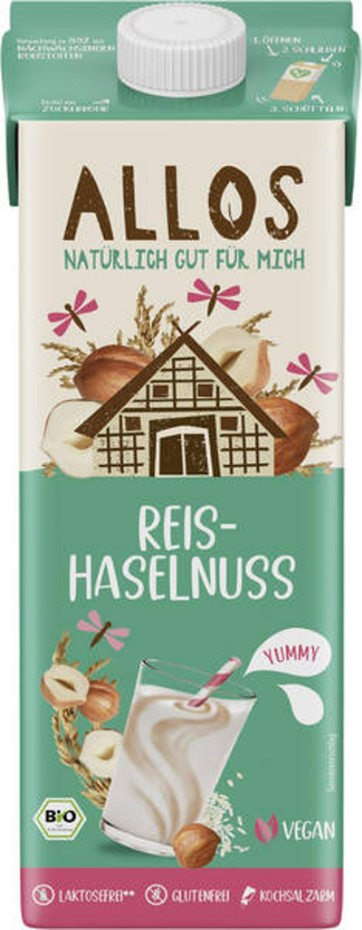 Produktfoto zu Reis-Haselnuss-Drink natur