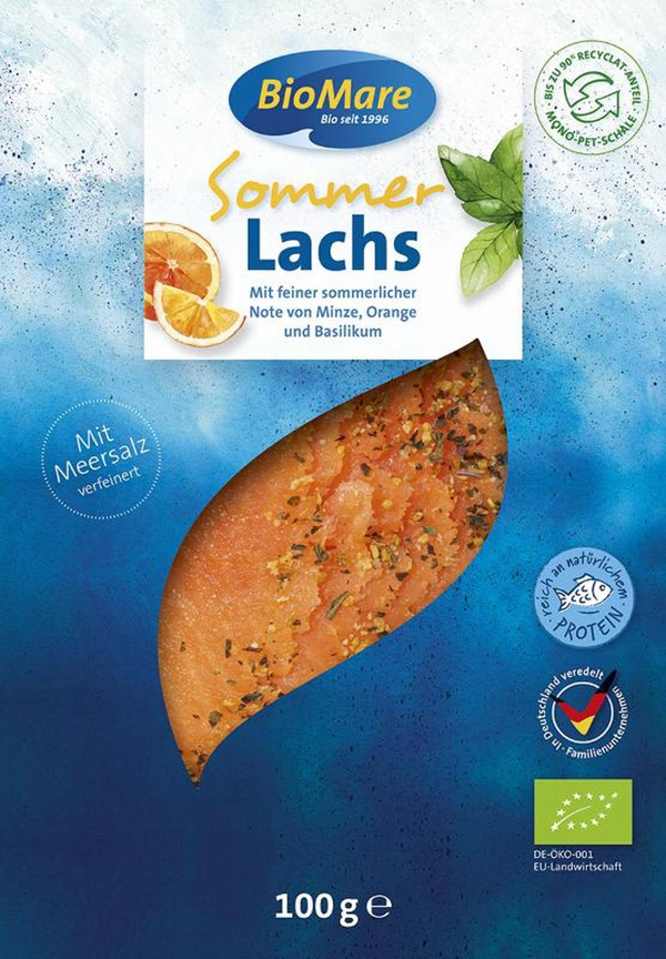 Produktfoto zu BioMare Sommerlachs 100g