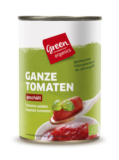 Produktfoto zu green geschälte Tomaten 400ml