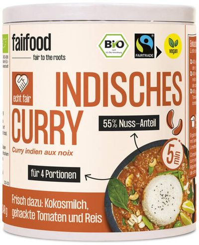 Produktfoto zu Indisches Nuss Curry 140g