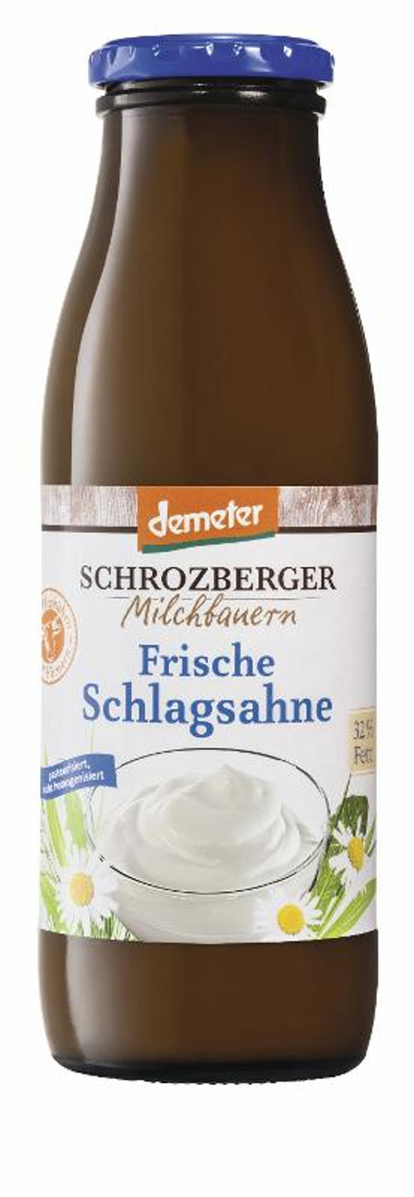 Produktfoto zu Schlagsahne Demeter 32% 0,5l