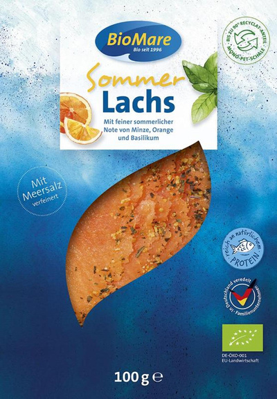 Produktfoto zu BioMare Sommerlachs 100g