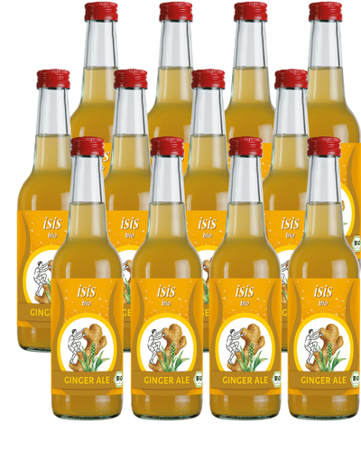 Produktfoto zu 12-er Kasten isis Ginger Ale