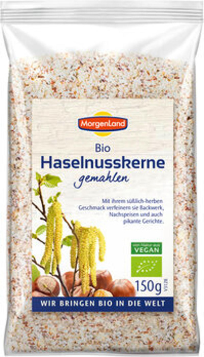 Produktfoto zu Haselnusskerne gemahlen 150 g