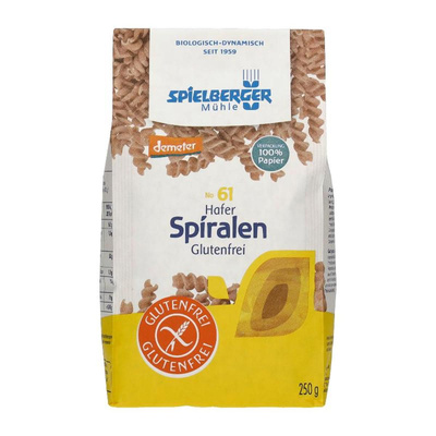 Produktfoto zu Hafer Spiralen glutenfrei 250g