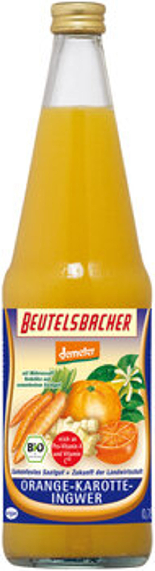 Produktfoto zu Orange-Karotte-Ingwer Saft 0,7