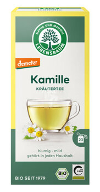 Produktfoto zu Kamillentee Demeter 20x1,5g