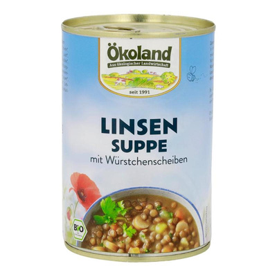 Produktfoto zu Linsensuppe Würstchen 400g