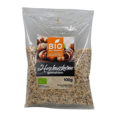 Produktfoto zu Haselnüsse gemahl. 100g BdS