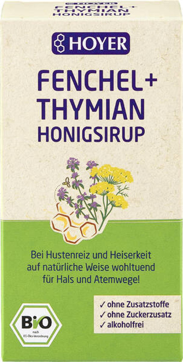 Produktfoto zu Fenchel & Thymian Honigsirup