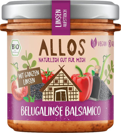 Produktfoto zu Linsenaufstrich Belugalinsen