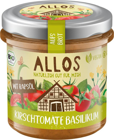 Produktfoto zu Auf's Brot Kirschtomate Basilk