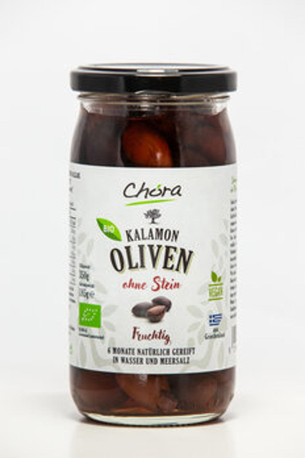 Produktfoto zu Kalamon Oliven ohne Stein 185g