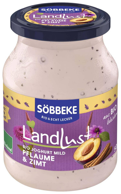 Produktfoto zu Winterjoghurt Pflaume Zimt SB