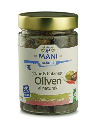 Produktfoto zu Oliven m. Chili und Kräutern