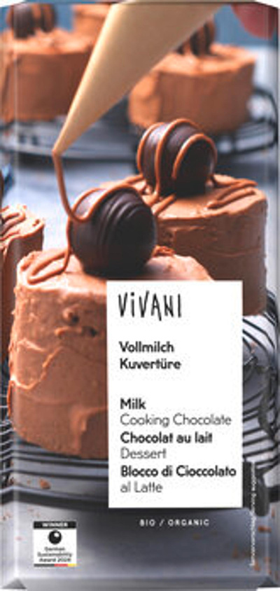 Produktfoto zu Kuvertüre Vollmilch 150g
