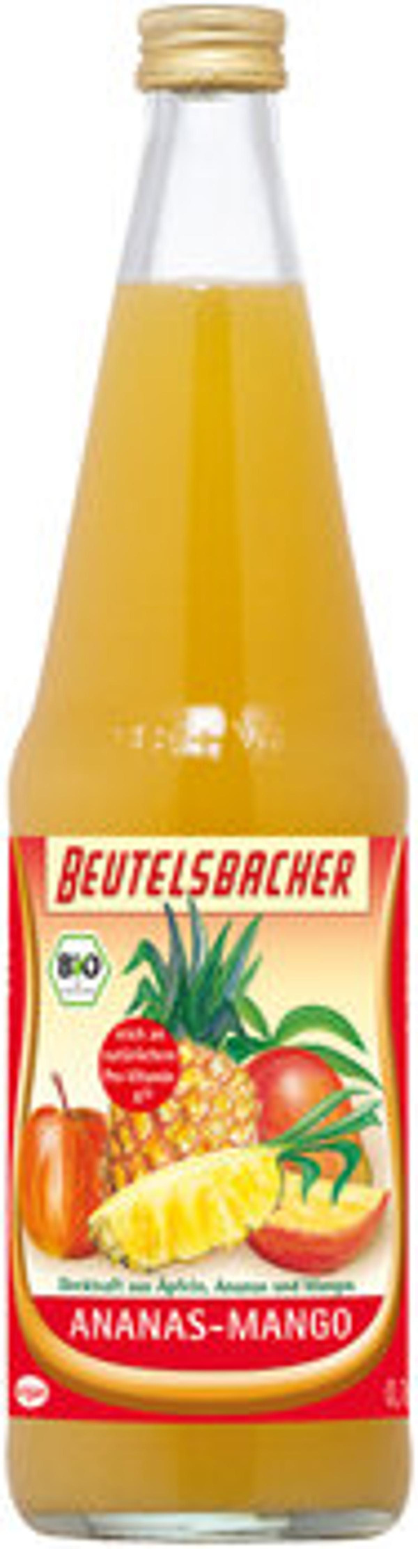 Produktfoto zu Ananas-Mango-Saft Beutelsbache