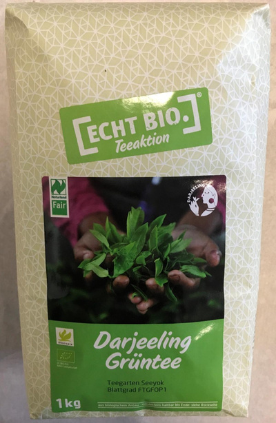 Produktfoto zu Darjeeling Grüntee 500g