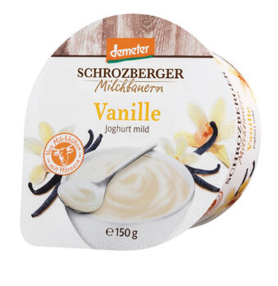 Produktfoto zu Joghurt Vanille Demeter 150g