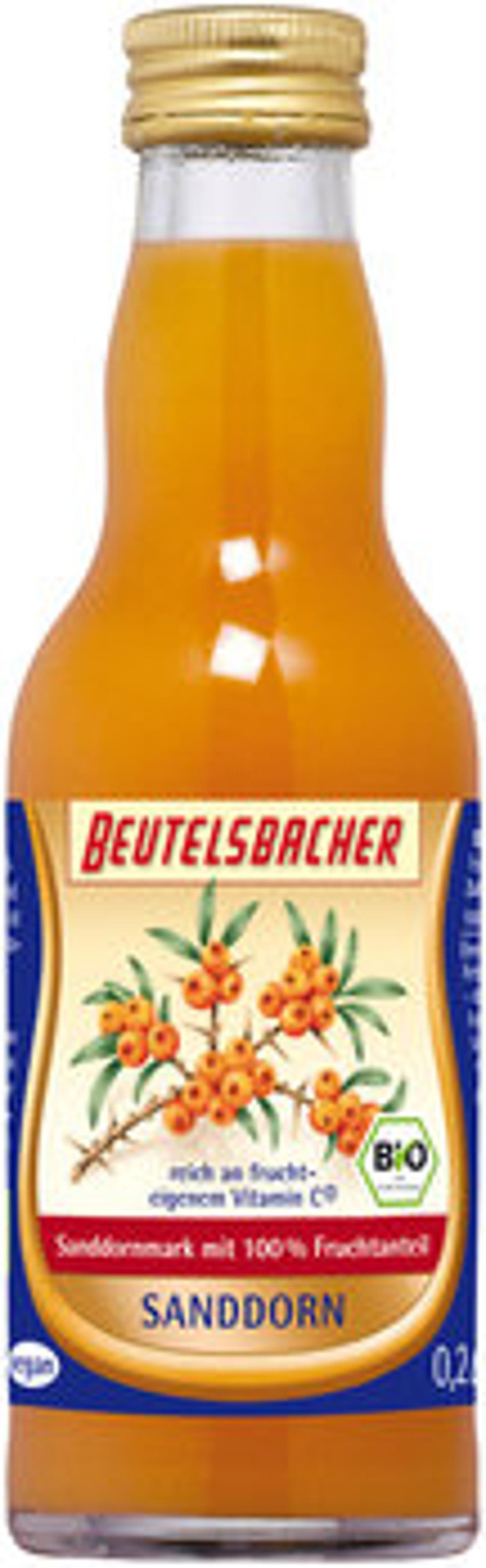 Produktfoto zu Sanddornsaft pur 0,2l