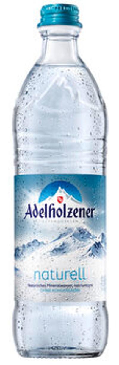 Produktfoto zu 12-er Kiste Adelh. naturell Glas 0,5l
