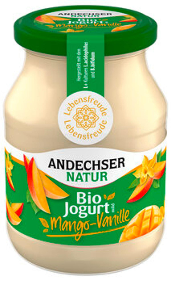 Produktfoto zu Mango-Vanille-Joghurt