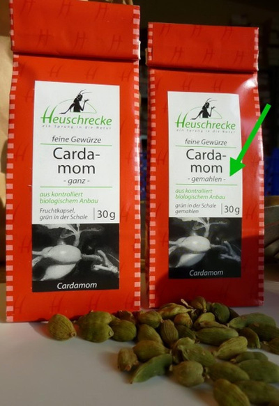 Produktfoto zu Cardamom, grün, gemahlen