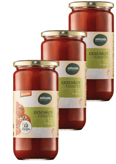 Produktfoto zu 3er Pack geschälte Tomaten