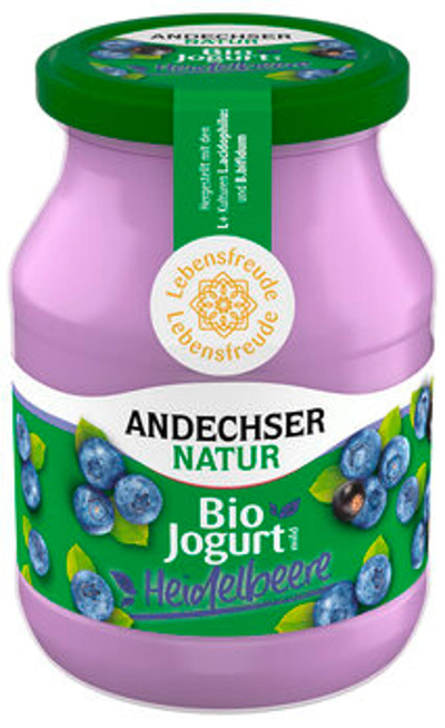 Produktfoto zu Joghurt Heidelbeer 500g AND