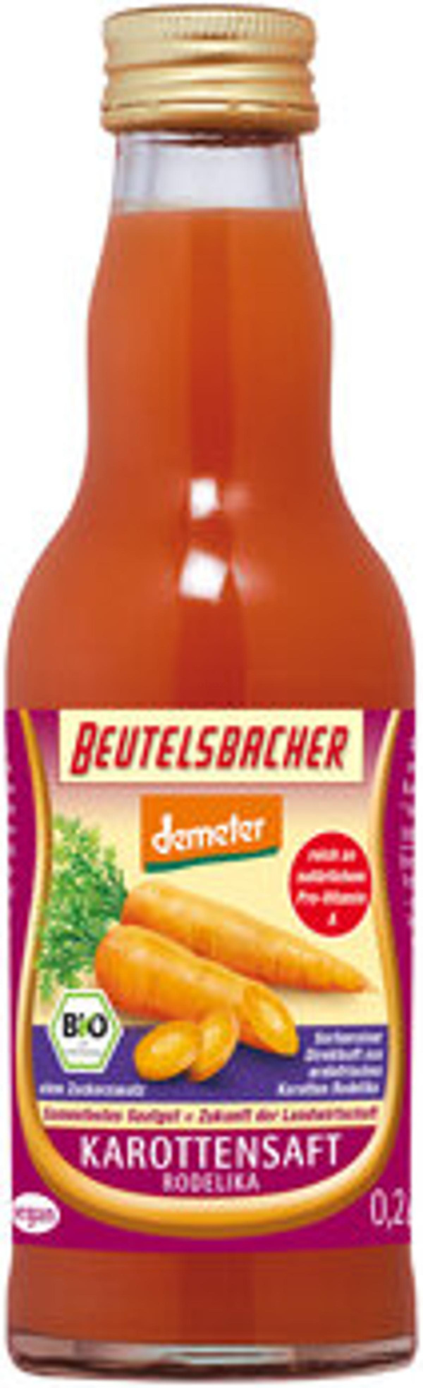 Produktfoto zu Karottensaft RODELIKA, 0,2l