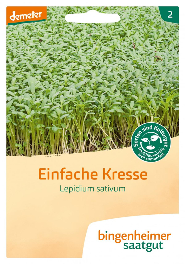 Produktfoto zu Saatgut Einfache Kresse