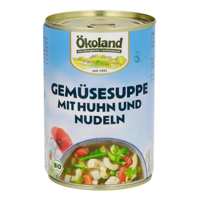 Produktfoto zu Gemüsesuppe mit Huhn 400ml