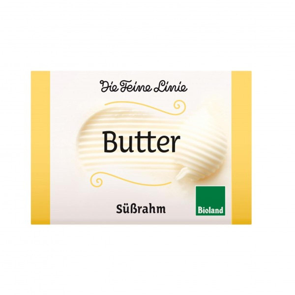 Produktfoto zu Bio-Süßrahmbutter Demeter 250g