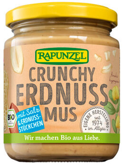 Produktfoto zu Erdnussmus Crunchy 500 g