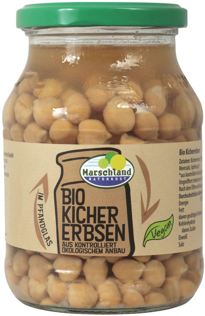 Produktfoto zu Kichererbsen Glas 350g