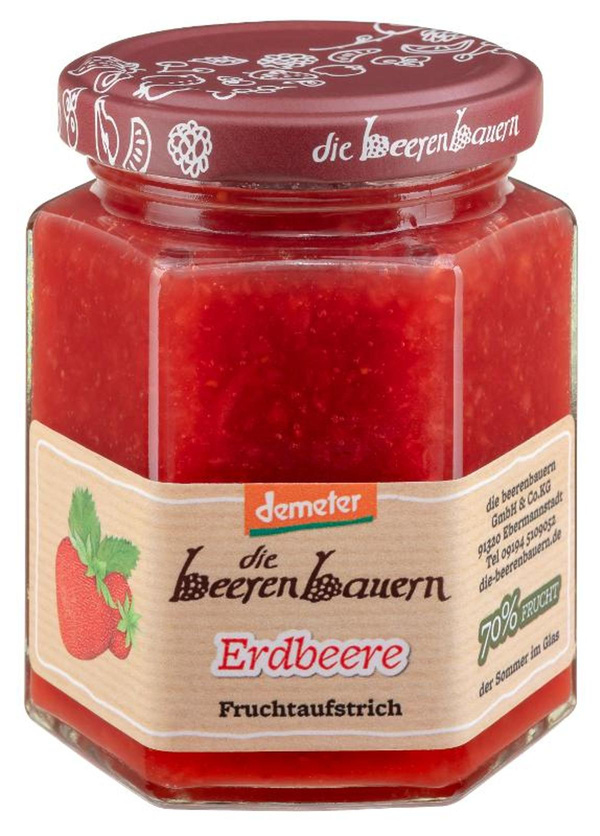 Produktfoto zu Erdbeere-Fruchtaufstrich